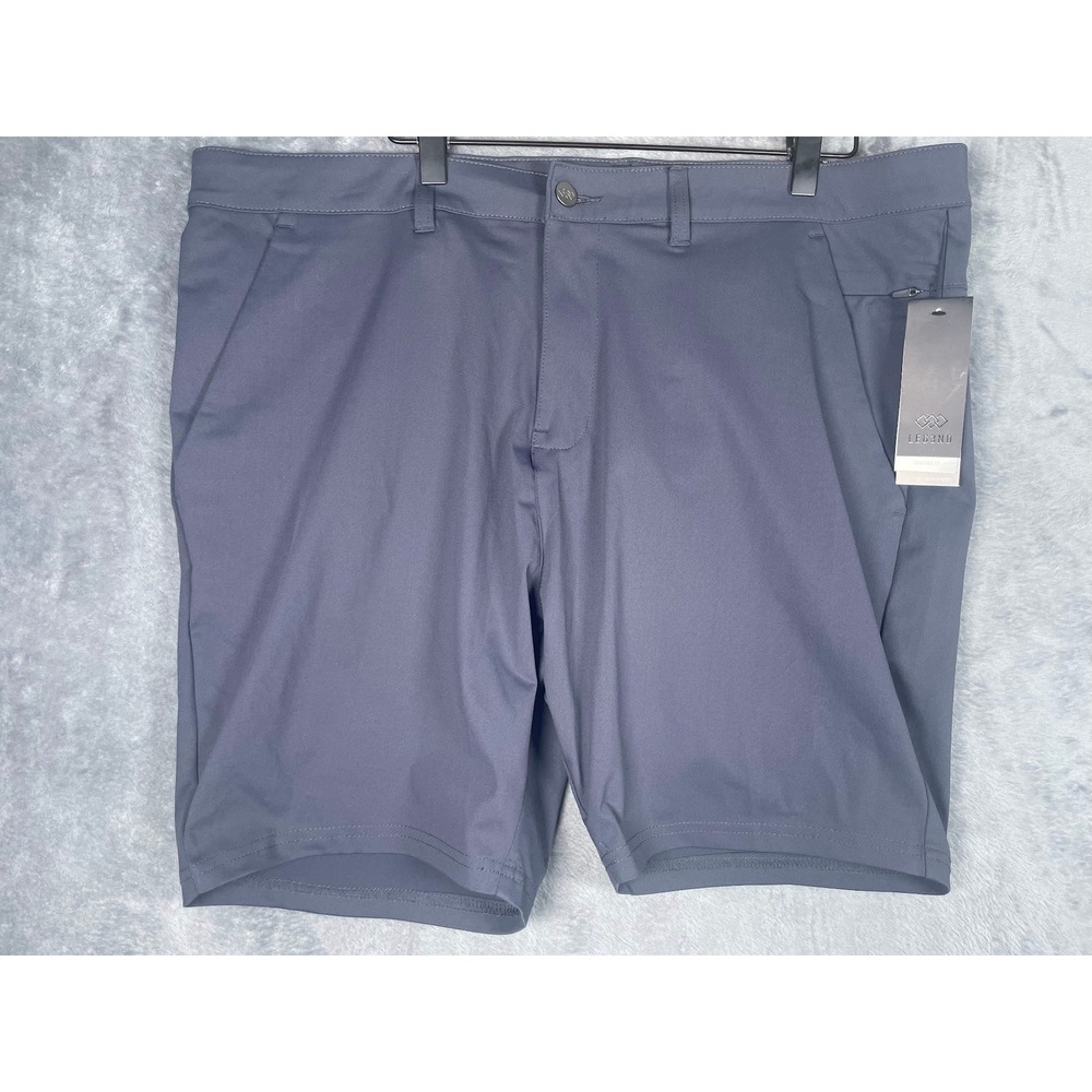 NWT LEG3ND Mens Comfort Fit Stretch Shorts Gray 7 Inseam Size 38 NEW